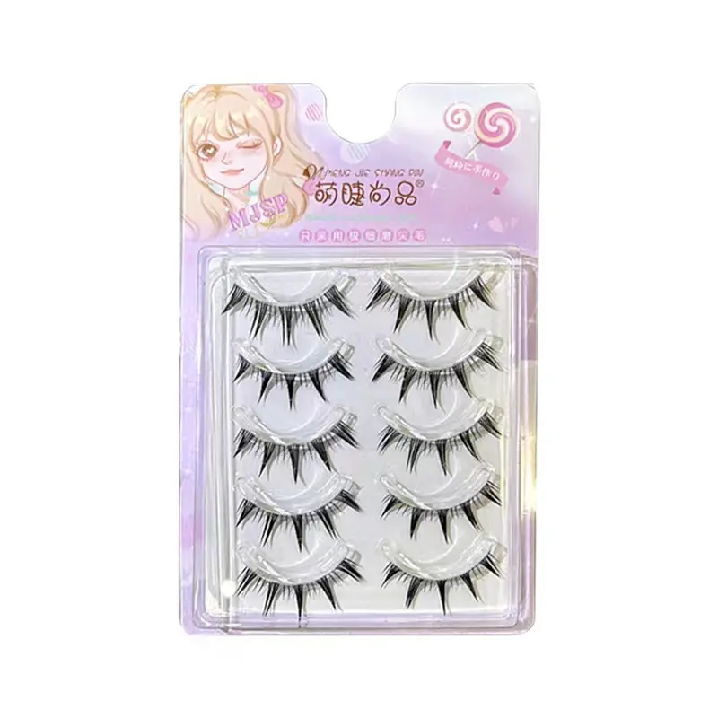 Cute False Eyelashes for Natural Comic Look - Image 7
