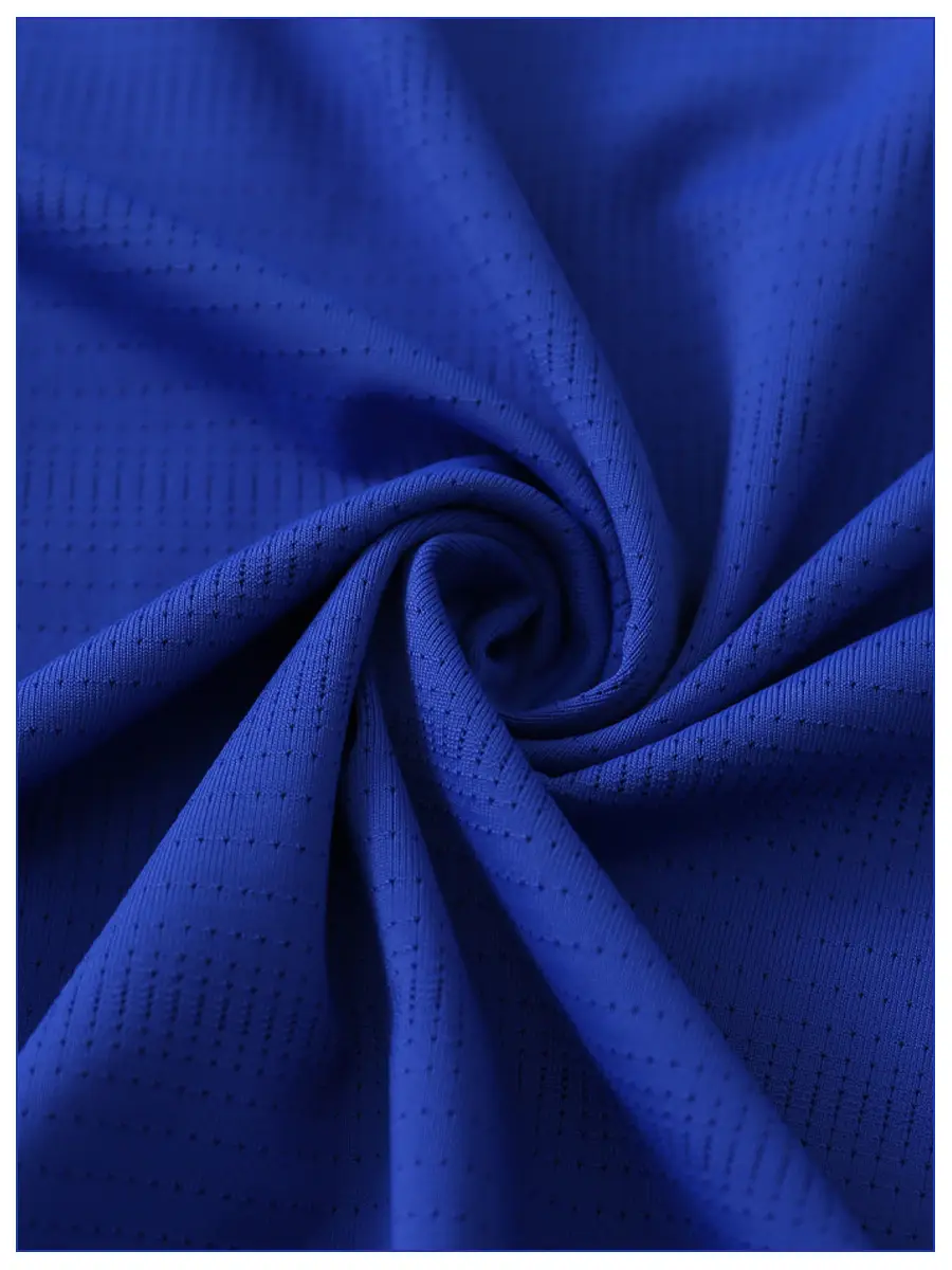 Men Blue Round Neck Short Sleeve T-Shirt - Image 9