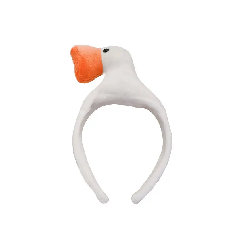Cute Yellow Duck Headband with Red Beak - Image 9