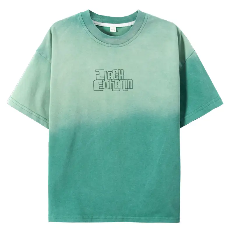 Trendy Green Gradient Boys T-Shirt Summer 2025 - Image 6