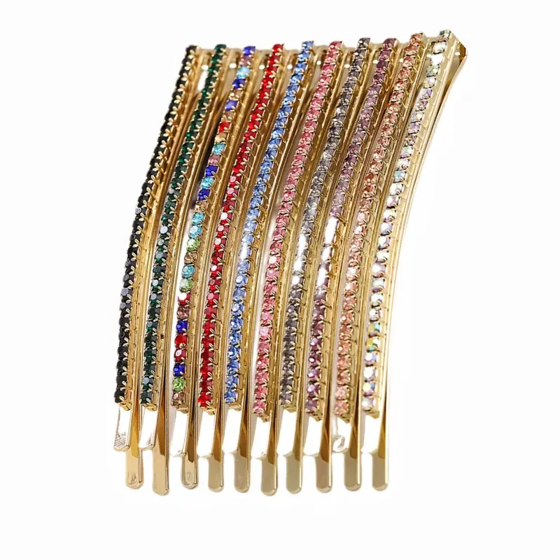 Jennie Jin Hairpin with Rhinestone Side Clip South Korea Style - Image 11