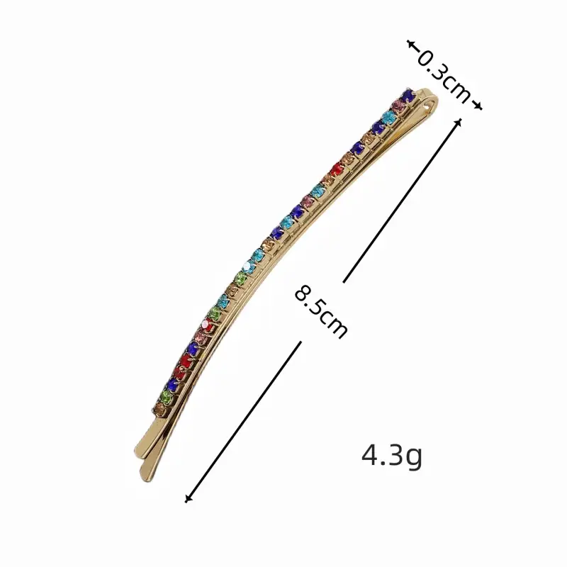 Jennie Jin Hairpin with Rhinestone Side Clip South Korea Style - Image 13