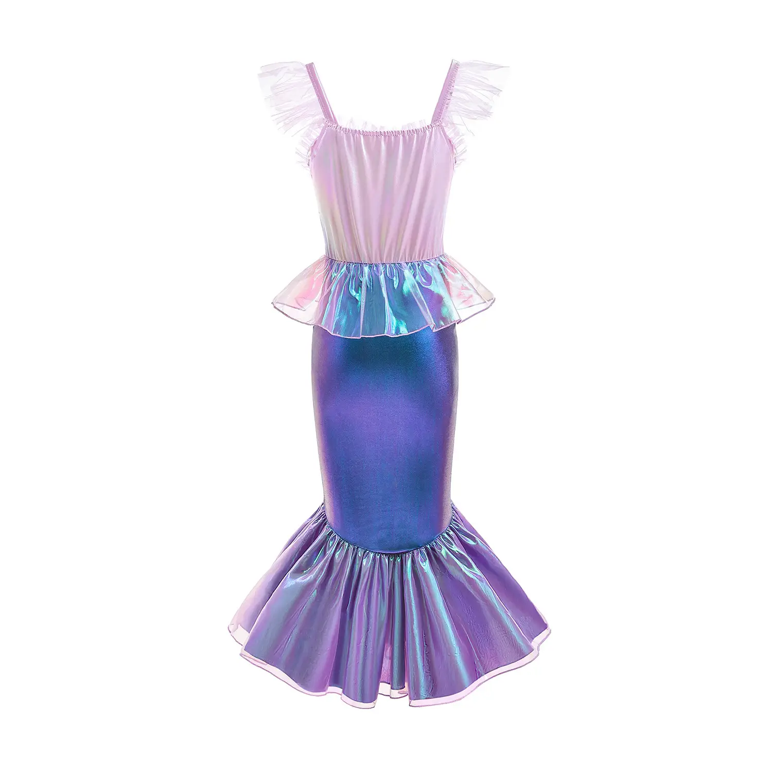 Mermaid Color Changing Dress for Girls Party Wear - Image 5