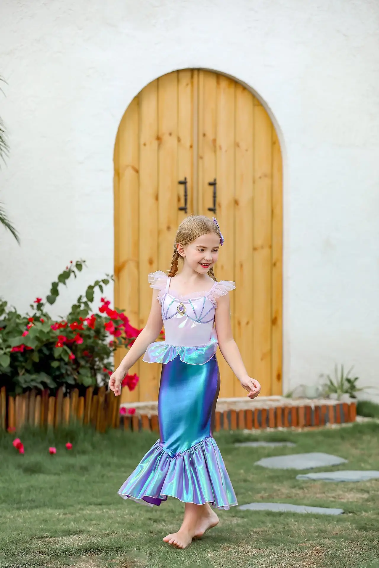 Mermaid Color Changing Dress for Girls Party Wear — feature 10