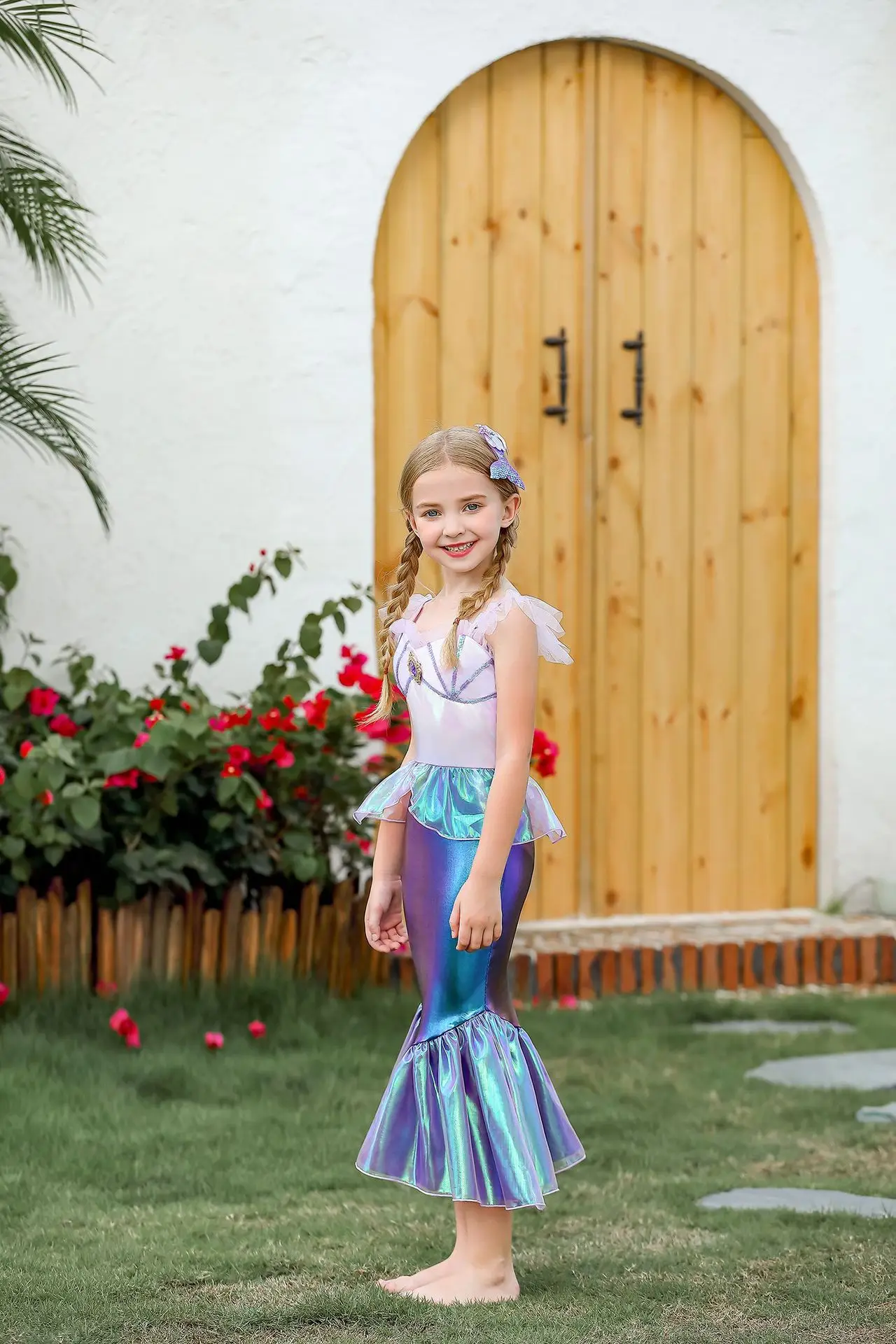 Mermaid Color Changing Dress for Girls Party Wear — feature 11