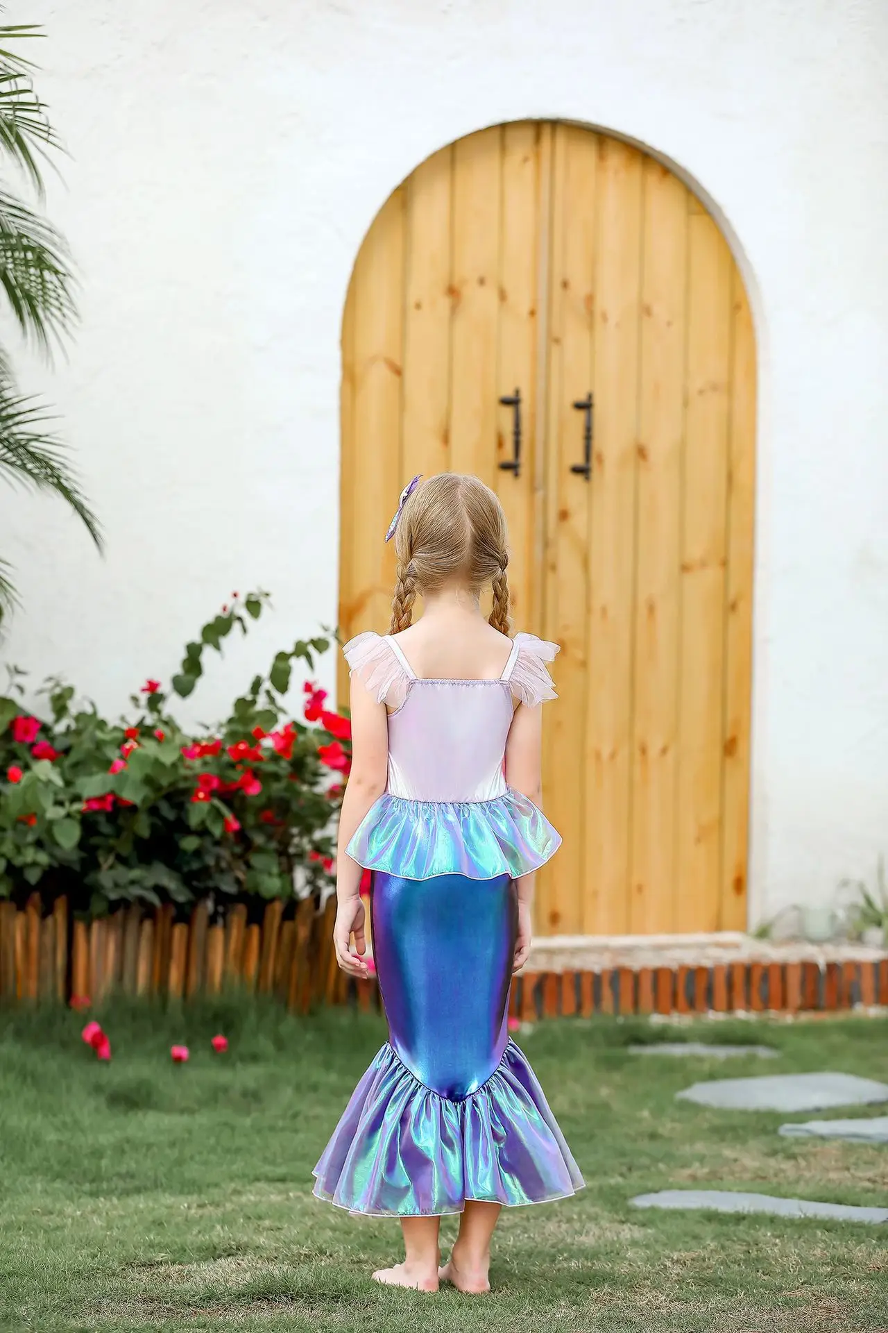 Mermaid Color Changing Dress for Girls Party Wear — feature 12