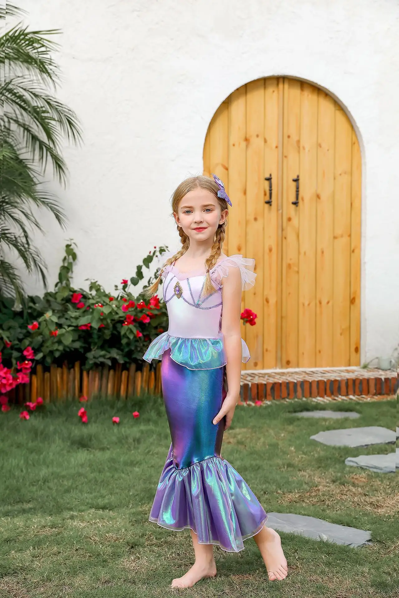 Mermaid Color Changing Dress for Girls Party Wear — feature 8
