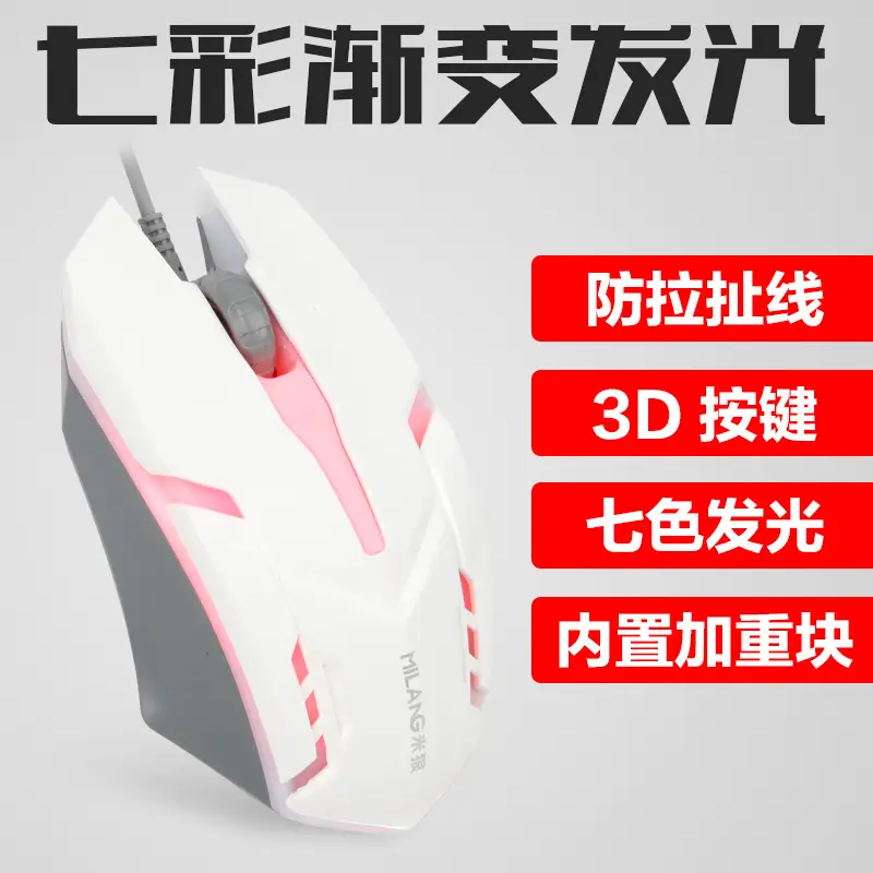 Mi Lang M3 Wired Gaming Mouse Purple LED - Image 6