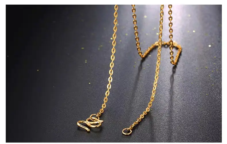 Water Shell Gold Necklace with Joker O Design — feature 7