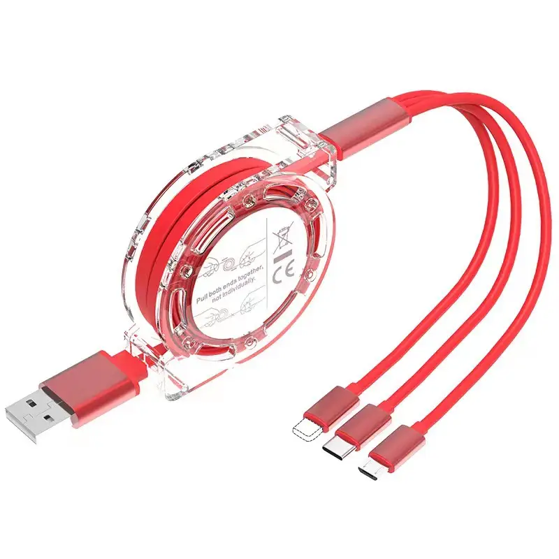 Three-in-One Fast Charging Cable for Mobile Phone Car Gift - Image 11