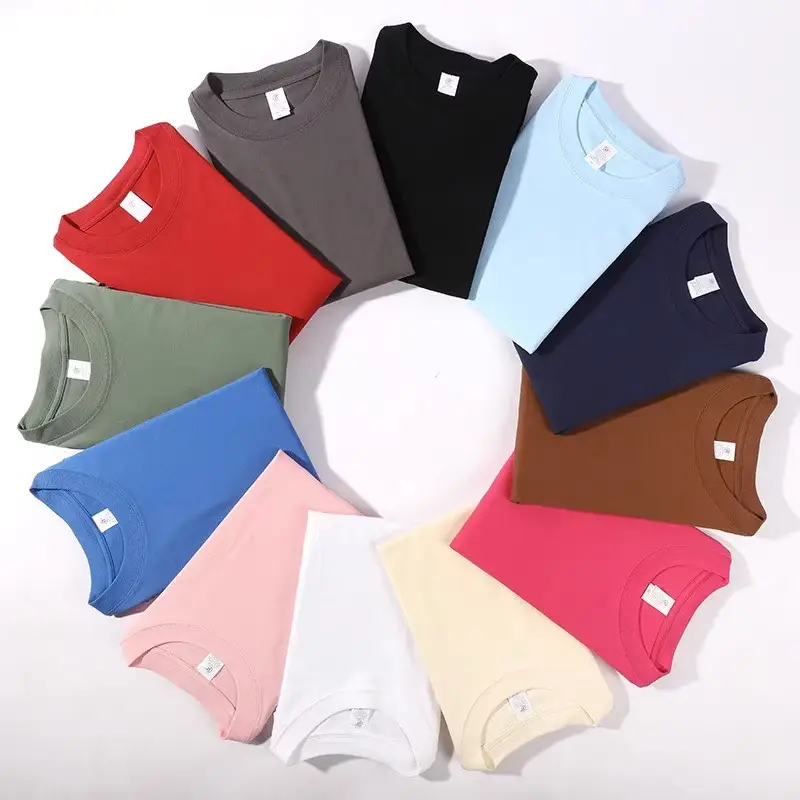 Men Green Cotton Round Neck T-Shirt 230g - Image 24
