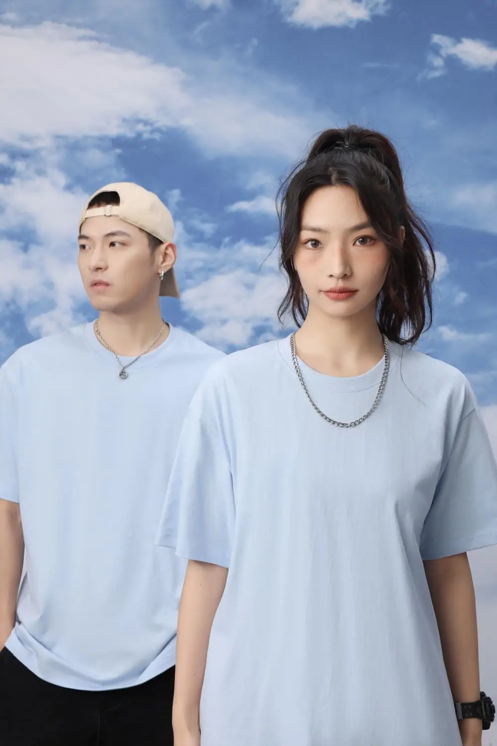 Men Green Cotton Round Neck T-Shirt 230g — feature 30