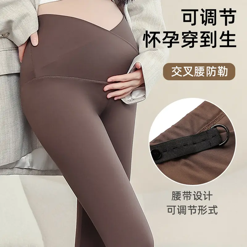 Pregnant Women's Belly Support Leggings 2023 - Image 4