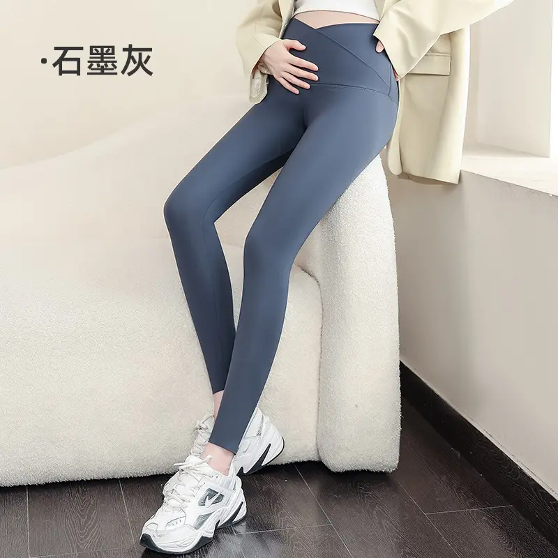 Pregnant Women's Belly Support Leggings 2023 - Image 2