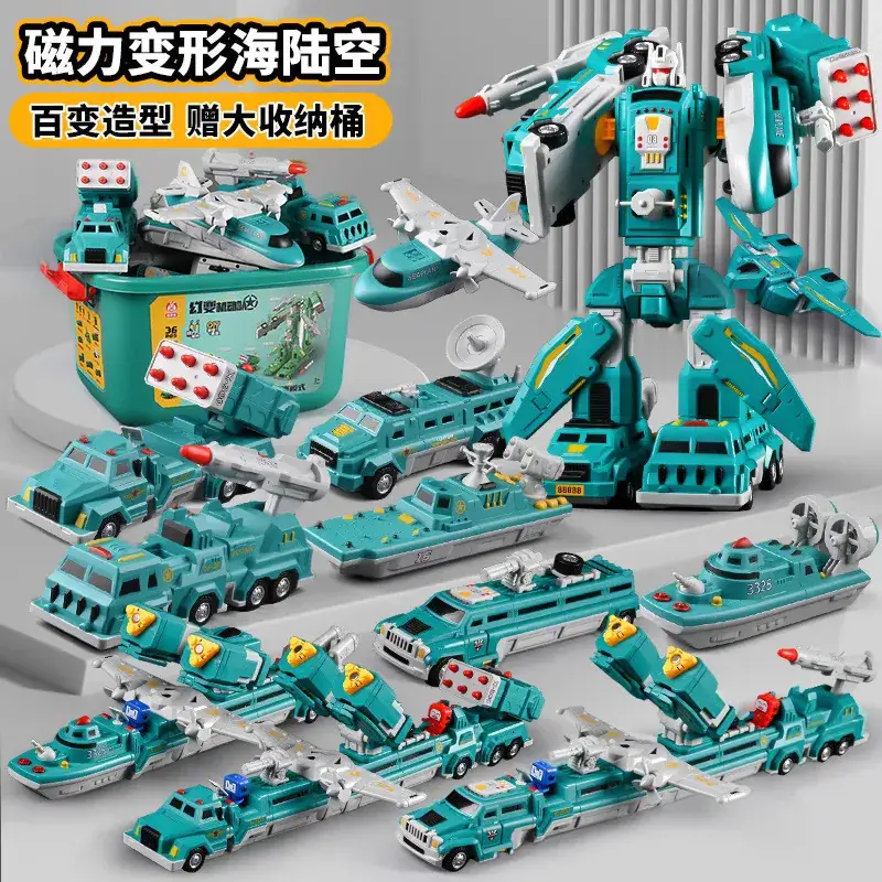 Magnetic Deformation Robot Building Blocks for Kids 3-5 Years - Image 9