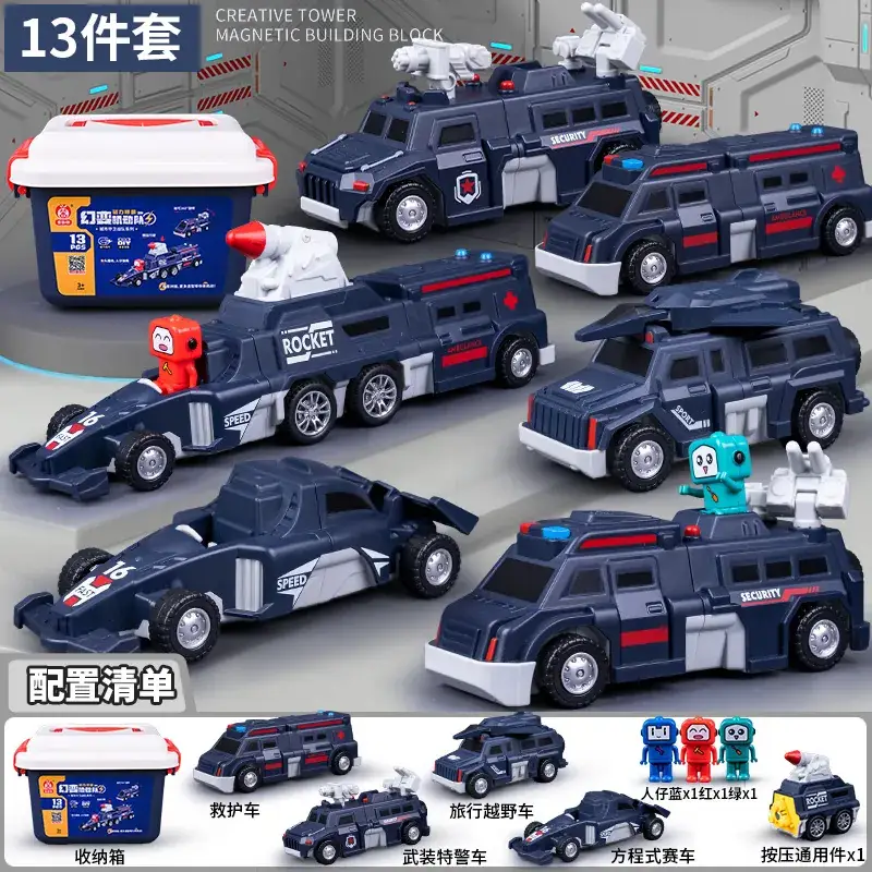 Magnetic Deformation Robot Building Blocks for Kids 3-5 Years - Image 6