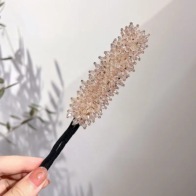 Crystal Flower Hair Brush for Women Coils - Image 2