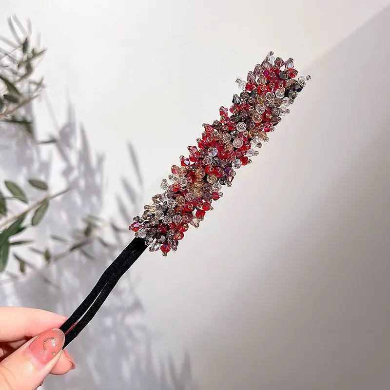 Crystal Flower Hair Brush for Women Coils - Image 6