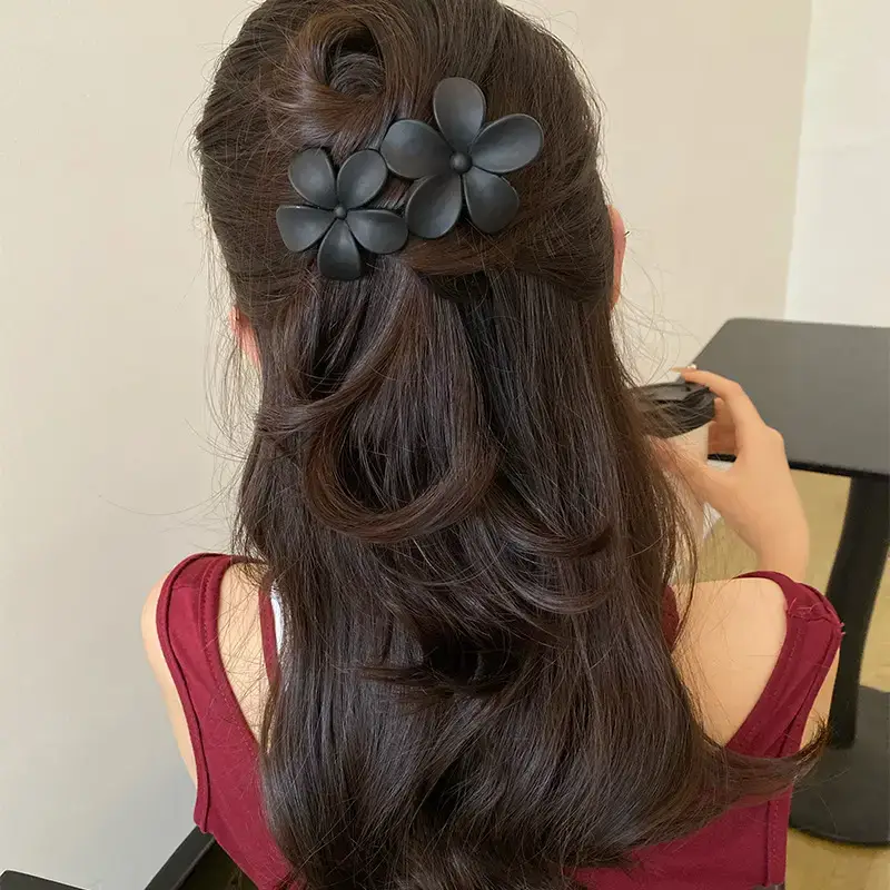 Korean Style Flower Hairpin for Women - Image 7
