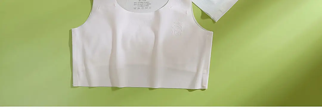 Girls' underwear small vest development period 12 years old 13 children primary school students junior high school wear girls bra summer thin — feature 13