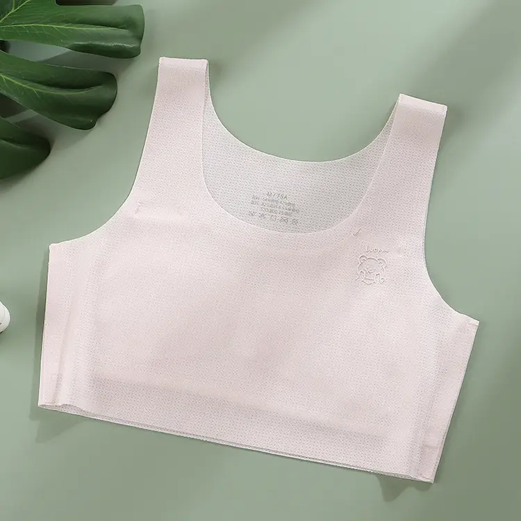 Girls' underwear small vest development period 12 years old 13 children primary school students junior high school wear girls bra summer thin