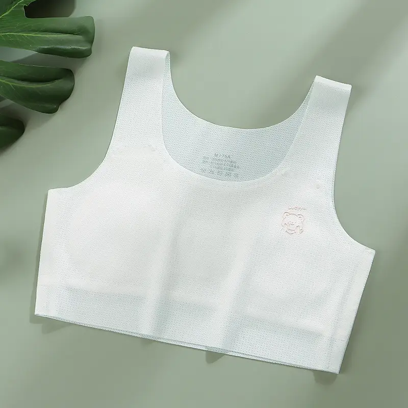 Girls' underwear small vest development period 12 years old 13 children primary school students junior high school wear girls bra summer thin