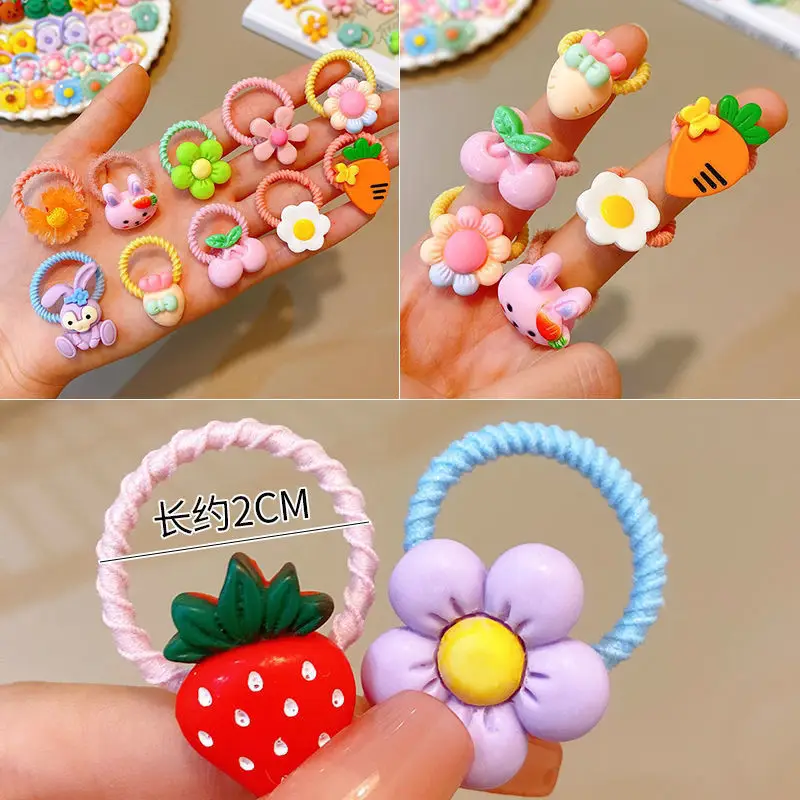 Cute Fruit Design Baby Hair Bands for Girls - Image 4