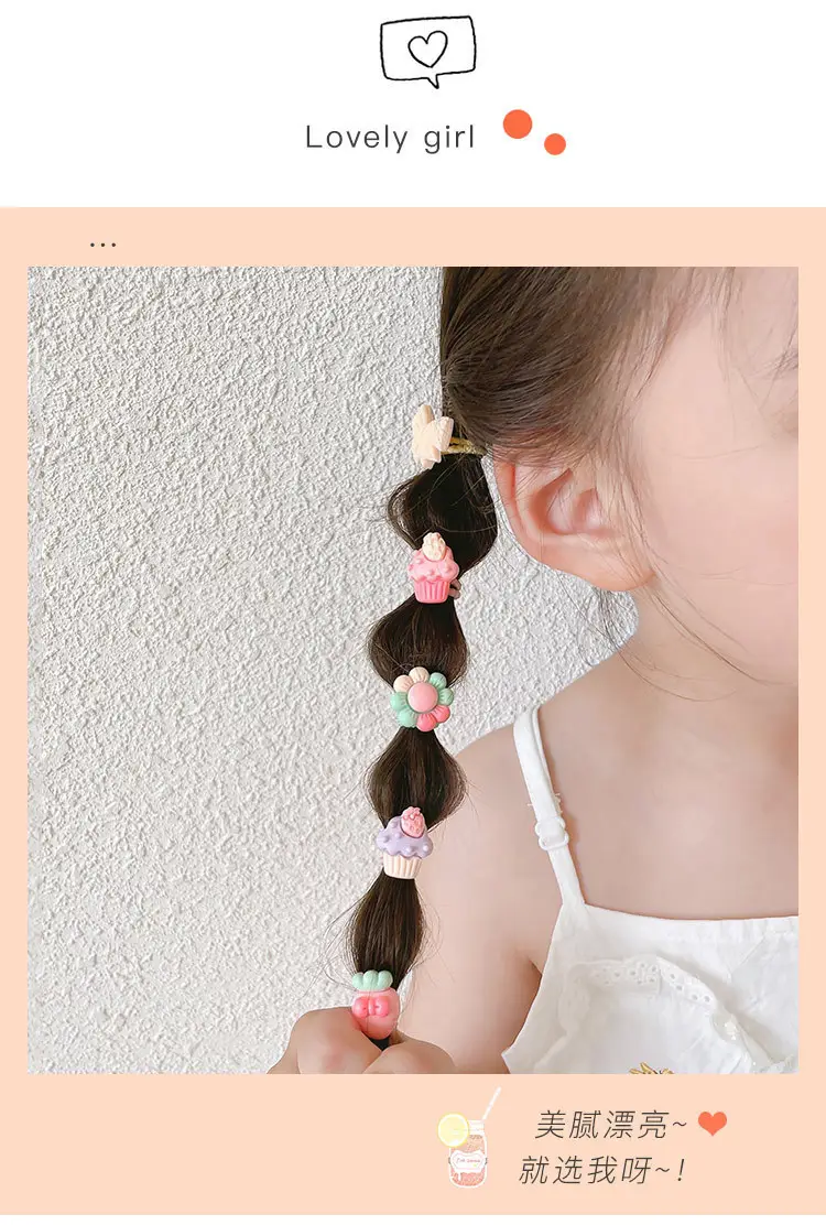 Cute Fruit Design Baby Hair Bands for Girls — feature 7