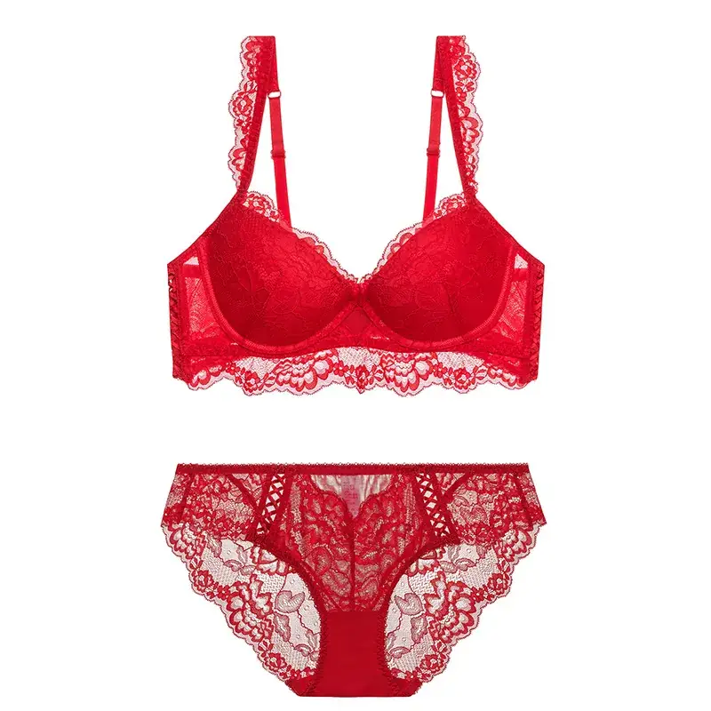 New Arrival Lace Push-Up Bra Set for Women - Image 6