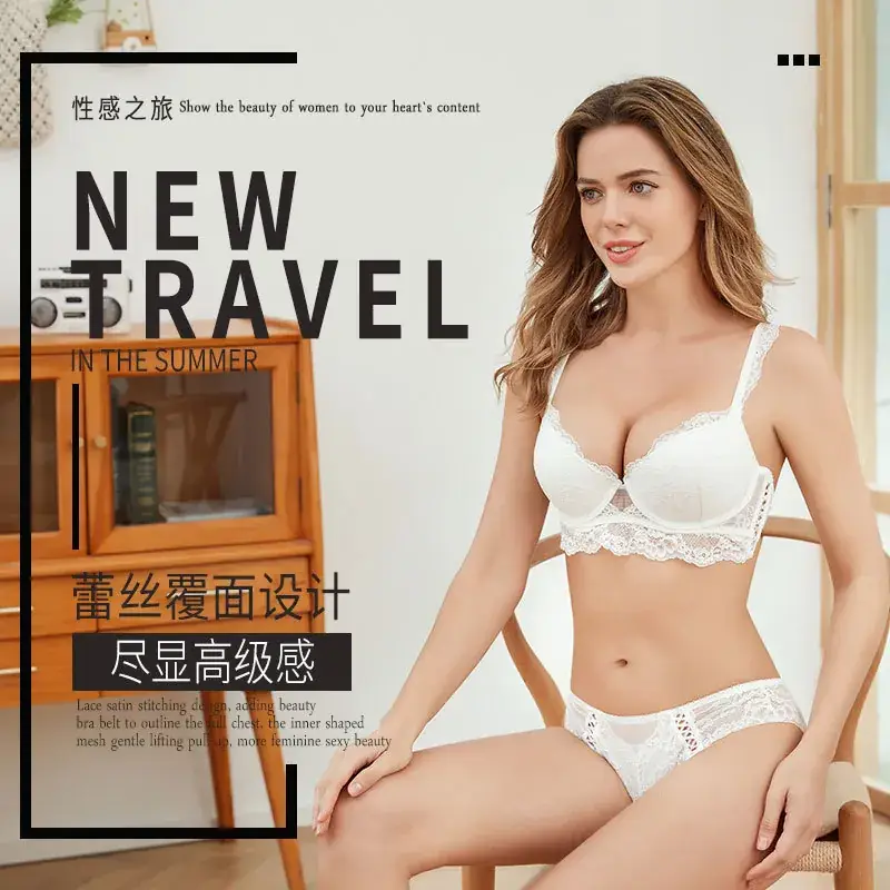 New Arrival Lace Push-Up Bra Set for Women - Image 7