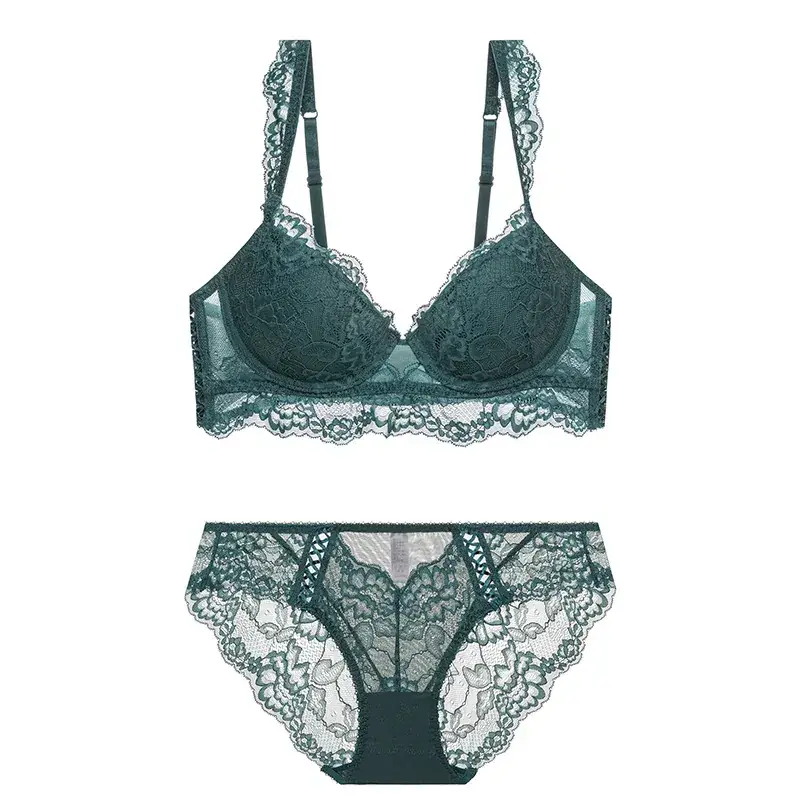 New Arrival Lace Push-Up Bra Set for Women - Image 9