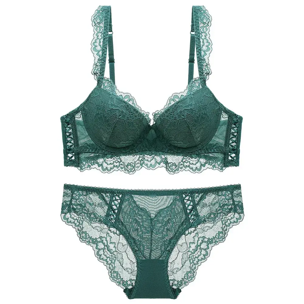 New Arrival Lace Push-Up Bra Set for Women - Image 4