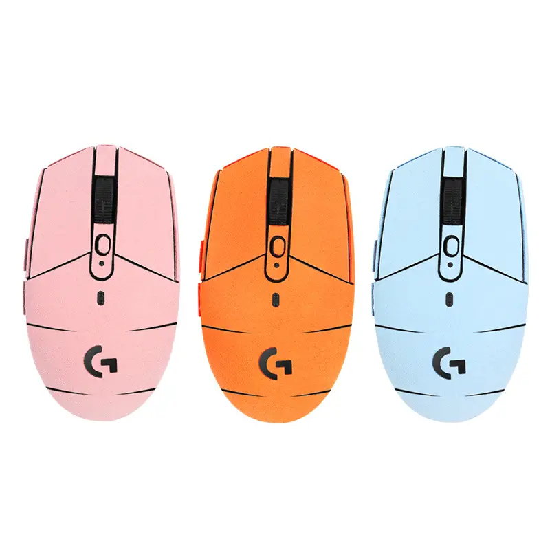 Logitech G304 Anti-Slip Mouse Stickers Red Suede - Image 18