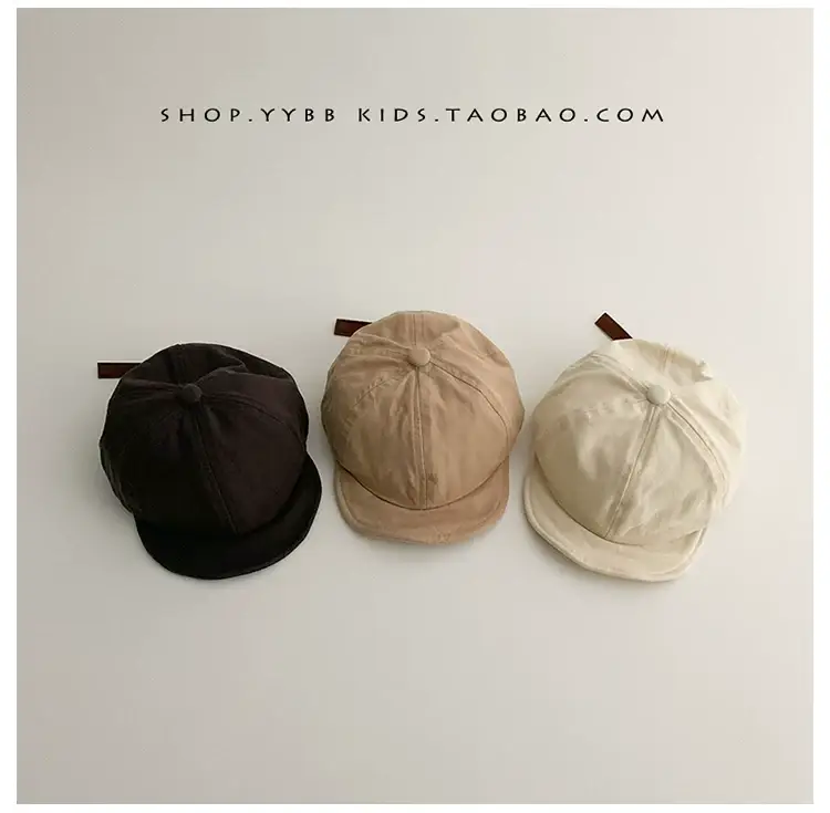 Baby Baseball Caps Spring Autumn Soft Brim Cotton Hats — feature 3