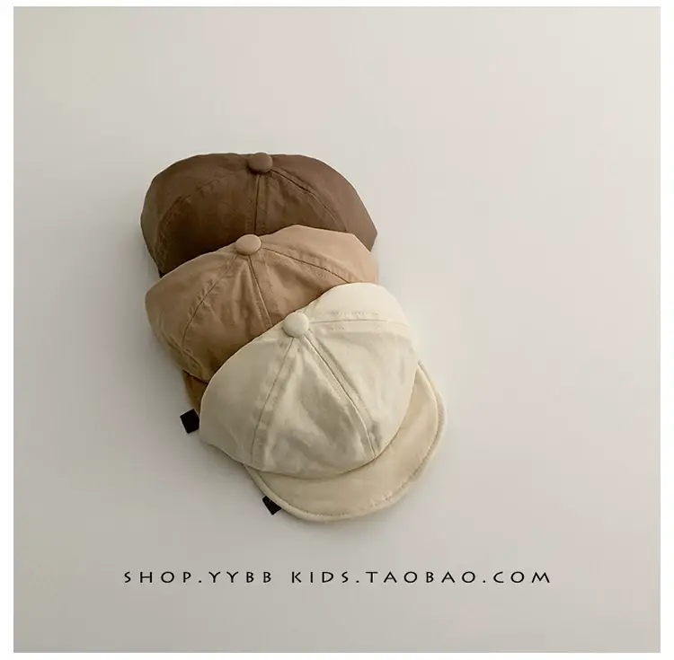 Baby Baseball Caps Spring Autumn Soft Brim Cotton Hats — feature 5