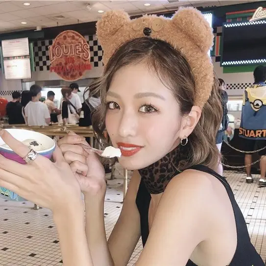 Cute Bear Button Hair Band for Women