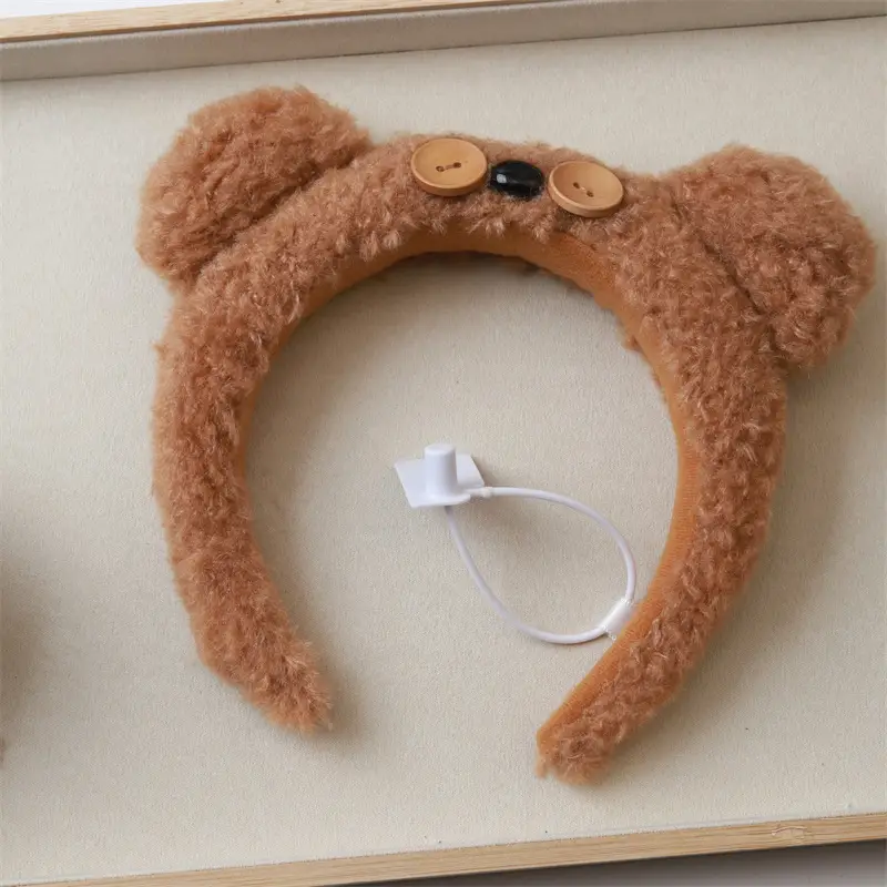 Cute Bear Button Hair Band for Women — feature 17