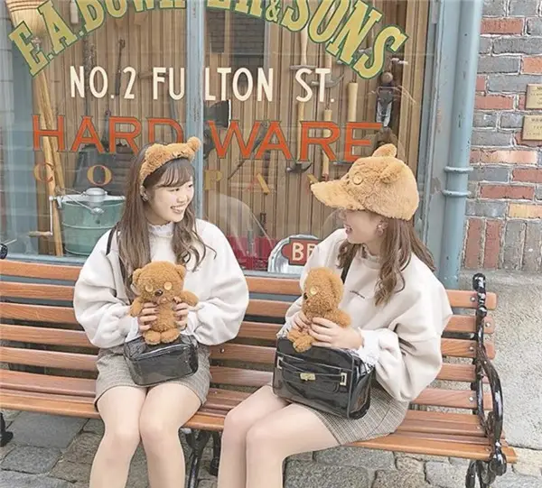 Cute Bear Button Hair Band for Women — feature 24