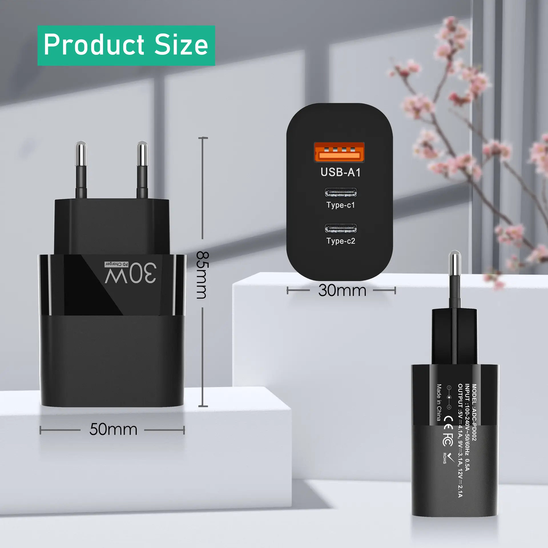 30W European Plug for Mobile Phone Charging — feature 5