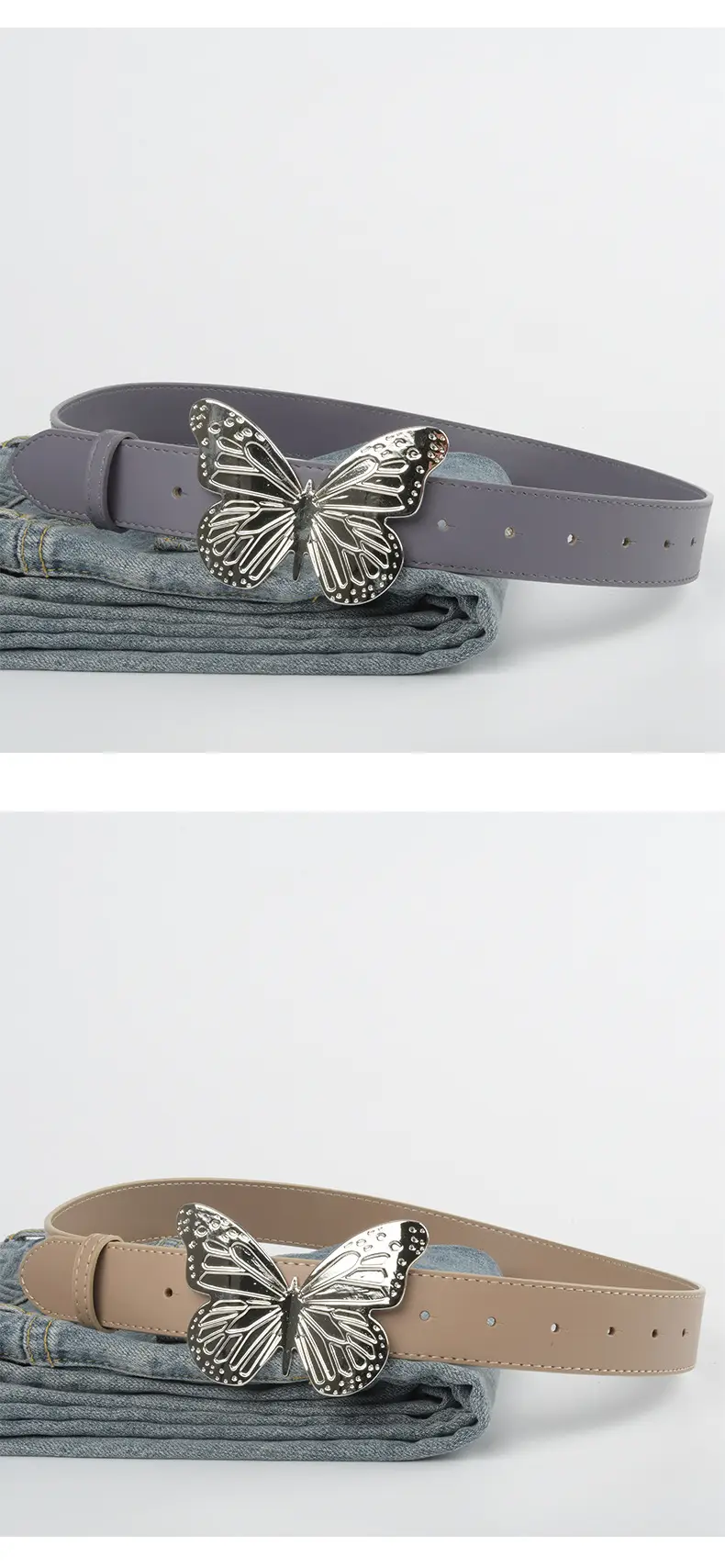 Women's Butterfly Belt with Genuine Leather Wide Strap β feature 10