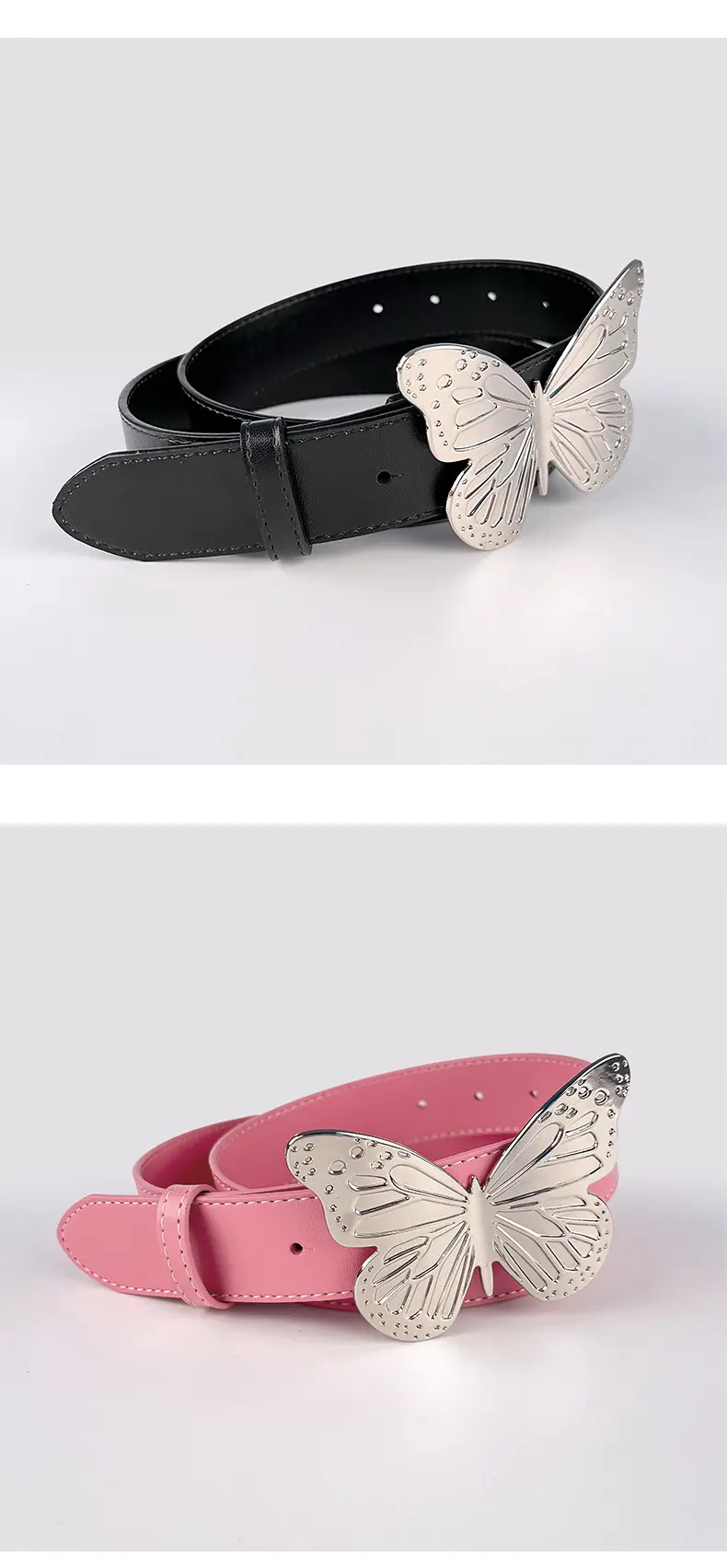 Women's Butterfly Belt with Genuine Leather Wide Strap β feature 12