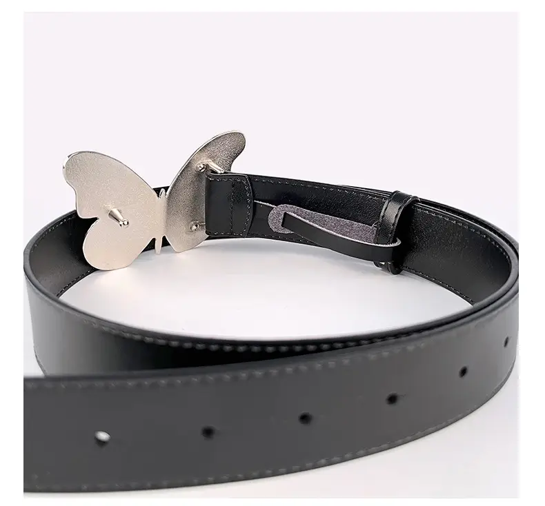Women's Butterfly Belt with Genuine Leather Wide Strap β feature 5
