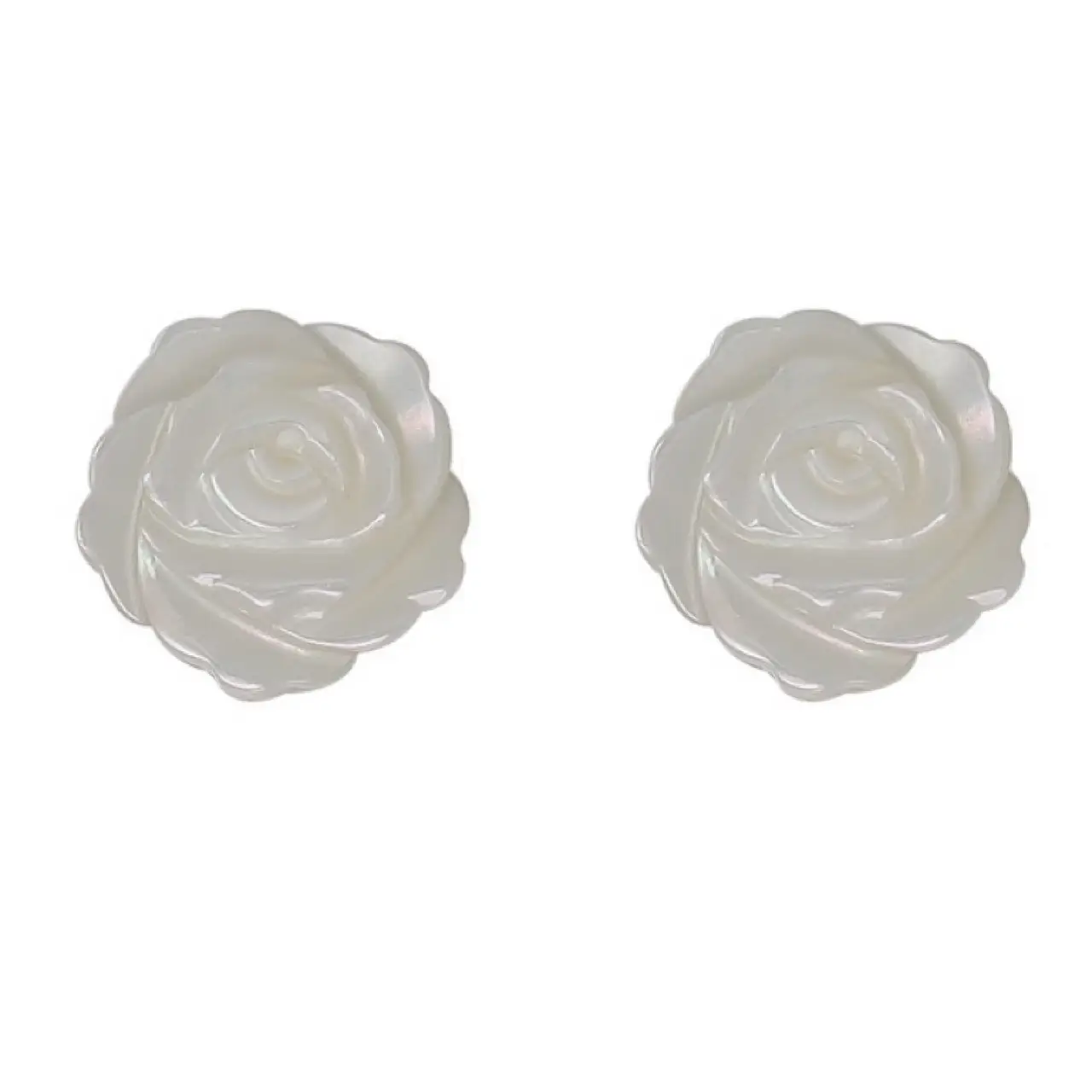 French Style Mother-of-Pearl Earrings 925 Silver - Image 5