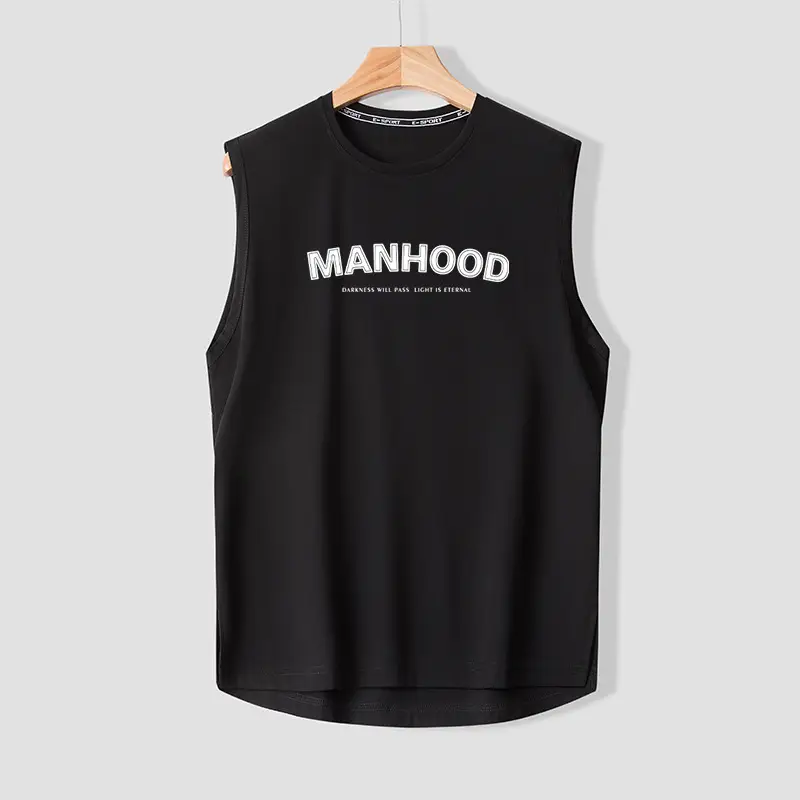 Men's 2023 Sleeveless Vest Teal Korean Style - Image 6