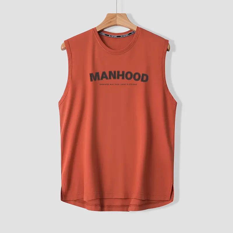 Men's 2023 Sleeveless Vest Teal Korean Style - Image 9