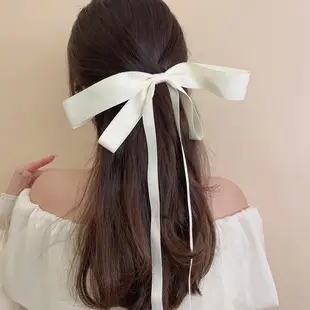 Black Large Streamer Bow Hairpin for Women — feature 31