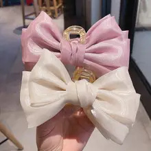 Black Large Streamer Bow Hairpin for Women — feature 7