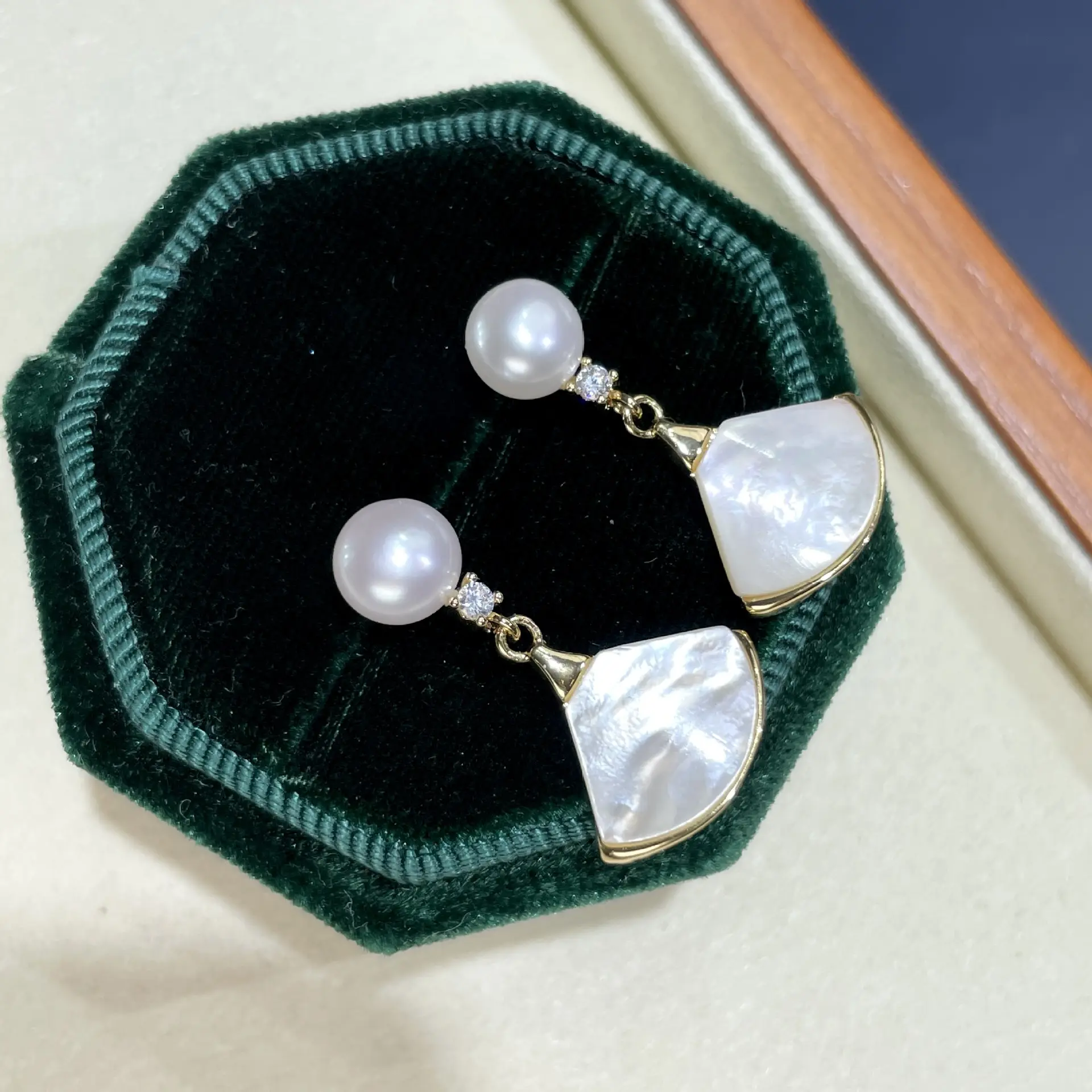 2025 Natural White Pearl Earrings for Women - Image 3