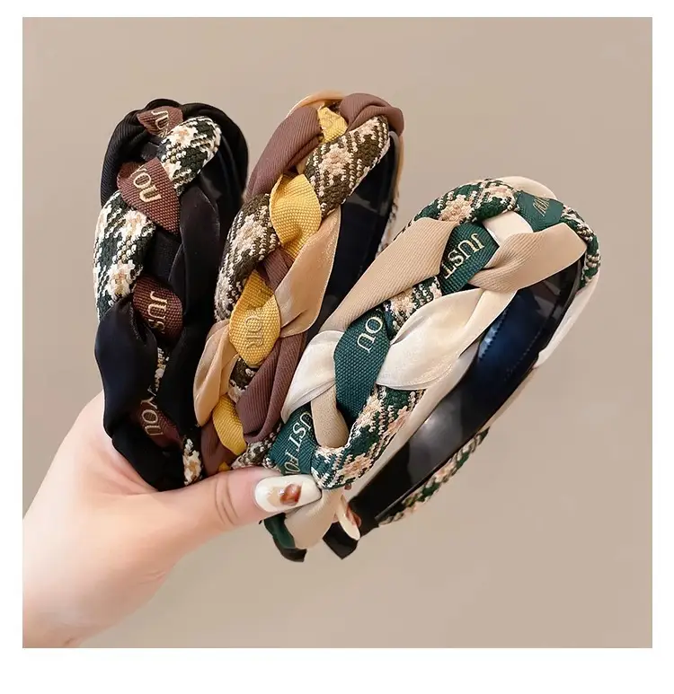 Women Hair Bands 2023 New Style Height-increasing Cranial Top Pressure Hair Bundle — feature 11
