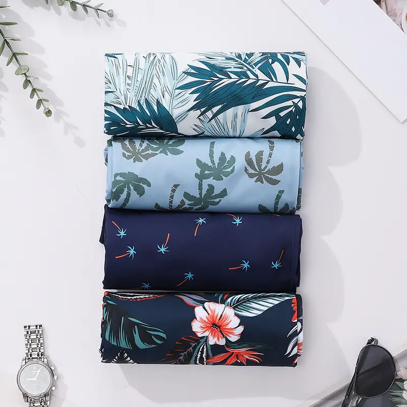 Men's Tropical Print Shorts with Pocket Design - Image 8